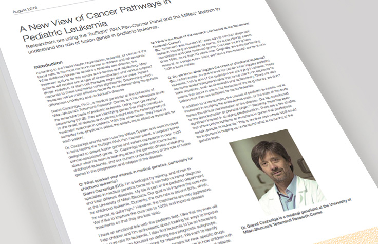 儿童白血病中有关癌症通路的最新报道