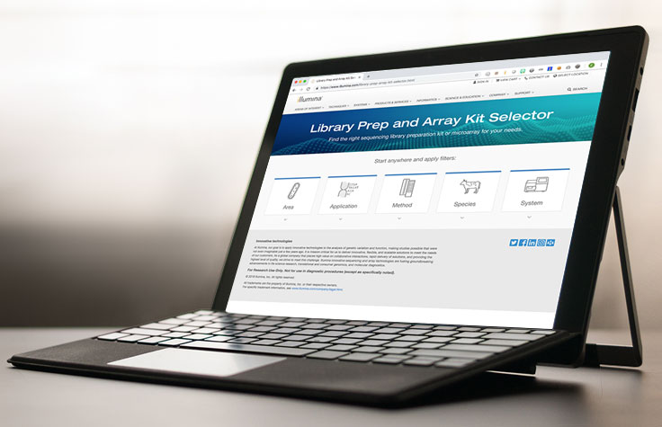 芯片和文库制备试剂盒选择助手