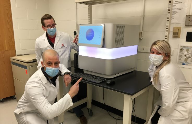 Tracking COVID-19 with dust at The Ohio State University