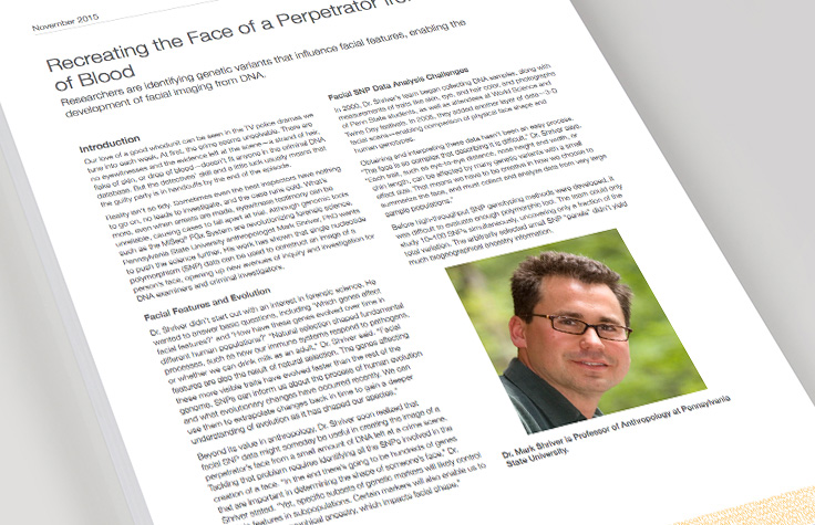 利用DNA重现面貌