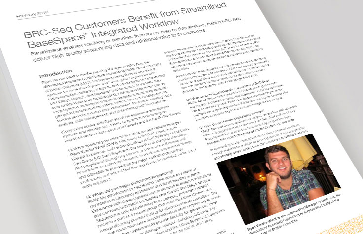 核心测序实验室受益于BaseSpace云