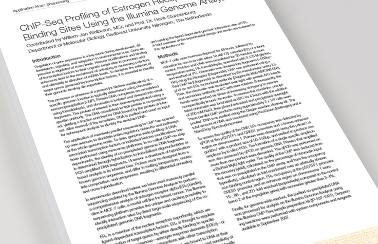 ERα结合部位的ChIP-Seq分析