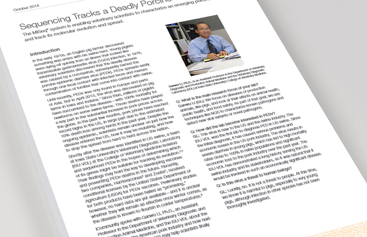 测序追踪致死性猪病毒