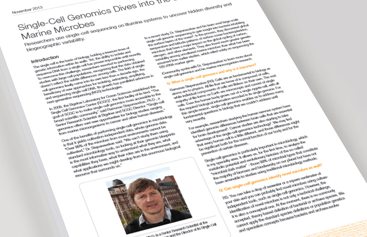 海洋微生物的单细胞测序