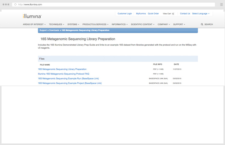 16S rRNA扩增子测序实验方案演示