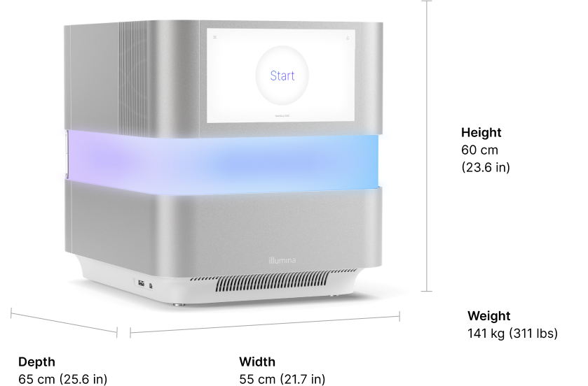 NextSeq 1k / 2k instrument specifications 